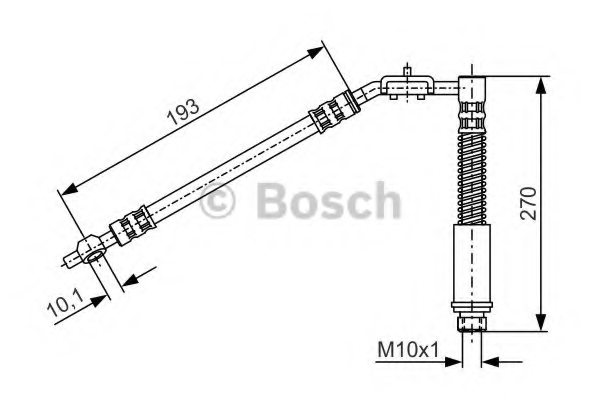 BOSCH 1 987 476 554 Brake Hose